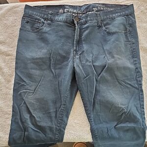 Aeropostale Dark Blue Slim Straight Jeans